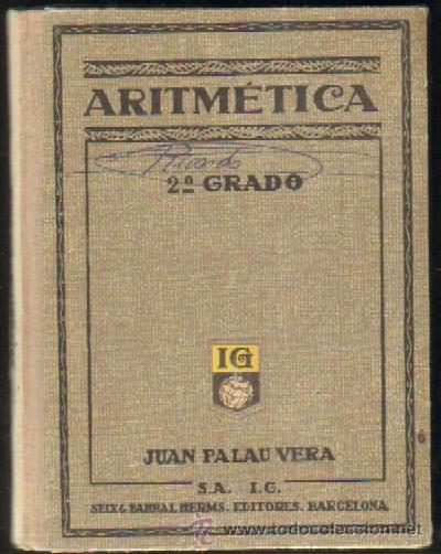 Libros antiguos: ARITMETICA (SEGUNDO GRADO) (A-MAT-299) - Foto 1