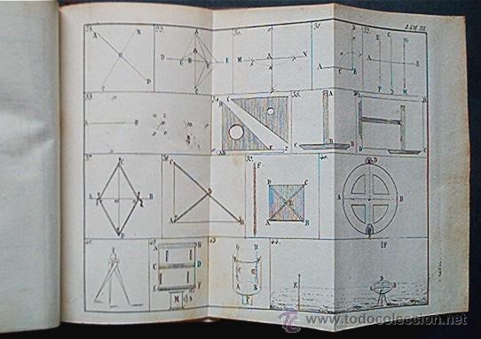 Libros antiguos: EL AGRIMENSOR PRACTICO - 2 TOMOS - A&Ntilde;O 1848 - Foto 7