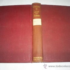 Libros antiguos: METALLURGY OF LEAD H. O. HOFMAN MCGRAW-HILL BOOK COMPANY, 1918. RM51141
