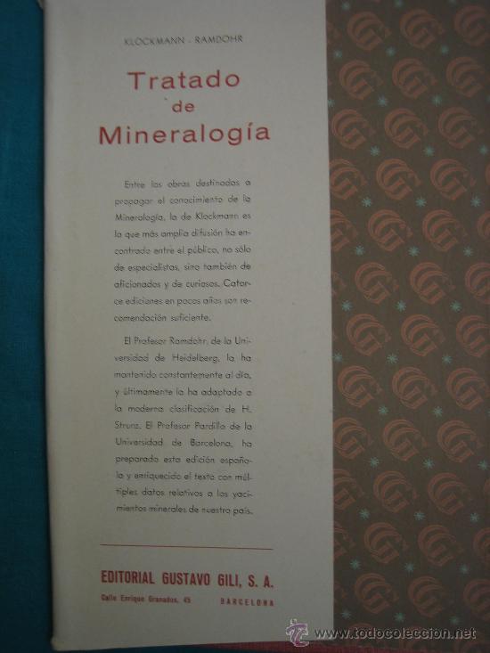 Libros antiguos: Tratado de Minerologia - Foto 2