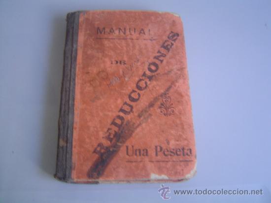 Libros antiguos: Manual de Reducciones. El Indispensable. - Foto 1