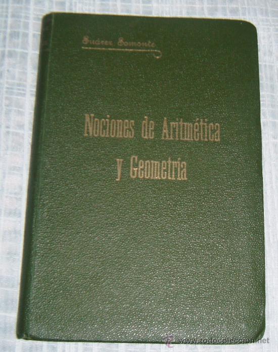 Libros antiguos: nociones de aritmetica y geometria - Foto 1