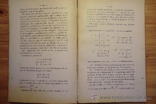 Libros antiguos: ELEMENTOS DE MATEM&Aacute;TICAS. EDUARDO BORGES. 1901. TOLEDO. - Foto 3