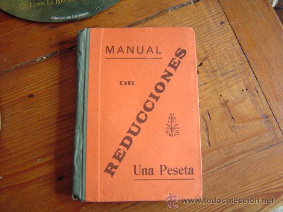 Libros antiguos: Manual de Reducciones, El Indispensable. - Foto 1