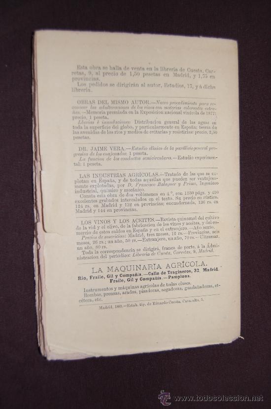 Libros antiguos: CARTILLA AGRICOLA, 1883 - Foto 4