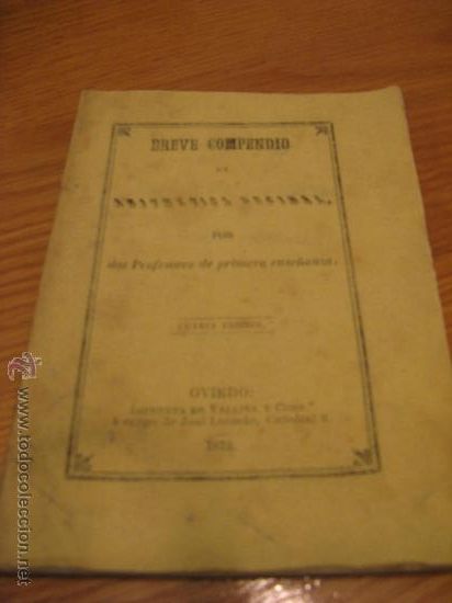 Libros antiguos: BREVE COMPENDIO DE ARITMETICA DECIMAL.- 1873 - Foto 1