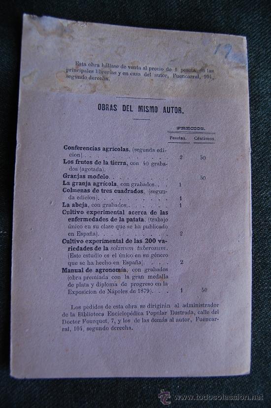 Libros antiguos: CULTIVO EXPERIMENTAL DEL GARBANZO - Foto 2