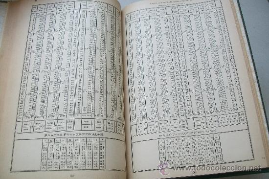 Libros antiguos: LOGARISMOS DE LOS N&Uacute;MEROS, TABLAS I.- - Foto 4