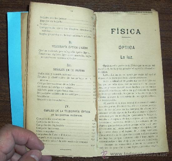 Libros antiguos: Optica y telegraf&iacute;a &oacute;ptica - Foto 1