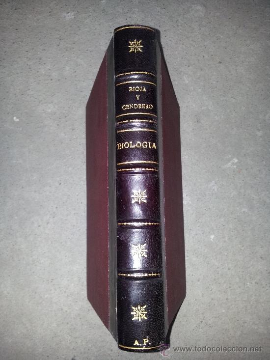 Libros antiguos: BIOLOG&Iacute;A. RIOJA Y CENDRERO - Foto 1