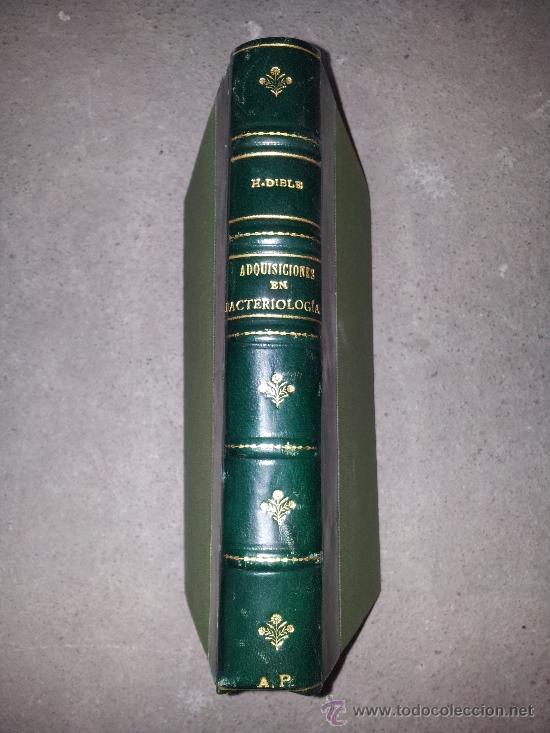 Libros antiguos: ADQUISICIONES EN BACTERIOLOG&Iacute;A. H. DIBLE - Foto 1