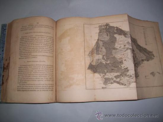 Libros antiguos: VILANOVA Y PIERA, Juan. Compendio de Geolog&iacute;a - Foto 2