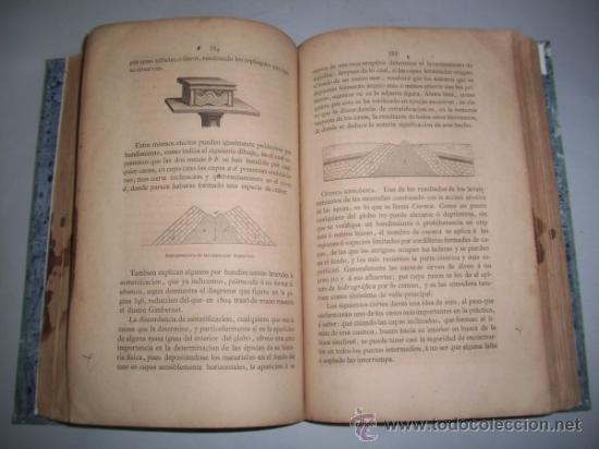Libros antiguos: VILANOVA Y PIERA, Juan. Compendio de Geolog&iacute;a - Foto 3