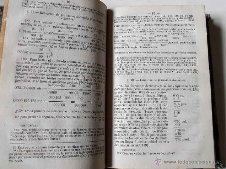 Libros antiguos: MANUAL DE ARITMETICA - Foto 5