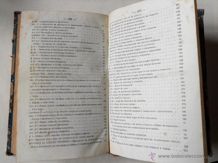 Libros antiguos: MANUAL DE ARITMETICA - Foto 7