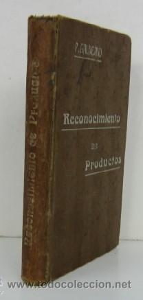 Libros antiguos: RECONOCIMIENTO DE PRODUCTOS - A&Ntilde;O 1910 - Foto 1