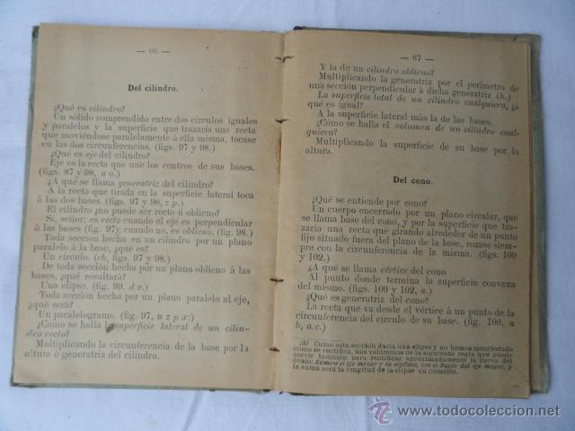 Libros antiguos: LIBRO. ELEMENTOS DE GEOMETRIA. A&Ntilde;O 1899. - Foto 2