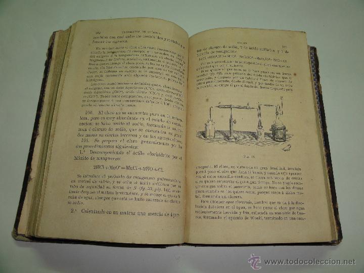 Libros antiguos: ELEMENTOS DE QU&Iacute;MICA - M. RAMOS - Foto 4