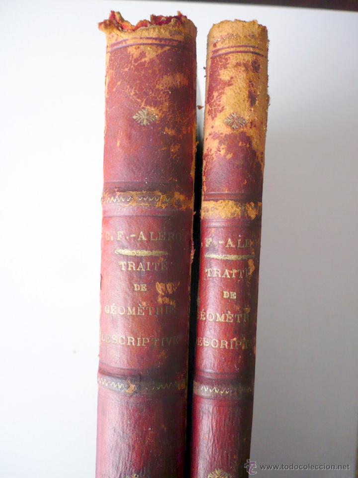Libros antiguos: TRAIT&Eacute; DE G&Eacute;OM&Eacute;TRIE DESCRIPTIVE 2 TOMOS TEXTO Y PLANCHAS PARIS 1888 - Foto 3