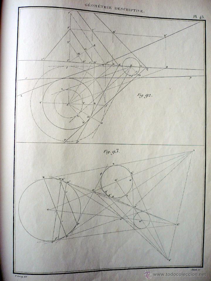 Libros antiguos: TRAIT&Eacute; DE G&Eacute;OM&Eacute;TRIE DESCRIPTIVE 2 TOMOS TEXTO Y PLANCHAS PARIS 1888 - Foto 5