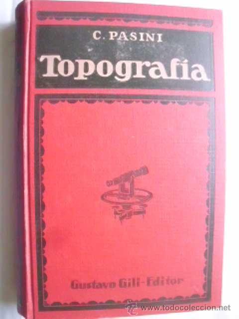 Libros antiguos: TOPOGRAF&Iacute;A. PASINI, C. 1940 - Foto 1