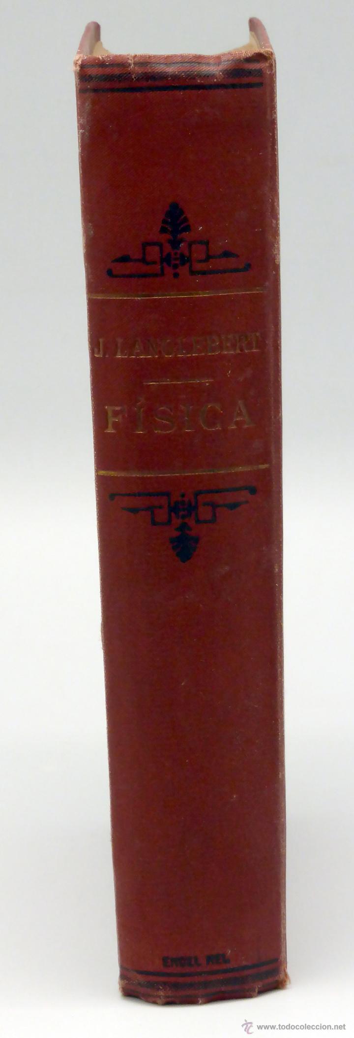 Libros antiguos: F&iacute;sica J Langlebert Librer&iacute;a Viuda CH Bouret 1908 - Foto 2