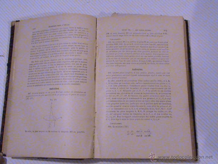 Libros antiguos: Trait&eacute; de Geometrie (autor: Eugene Rouche et Ch. de Comberousse) - Foto 4