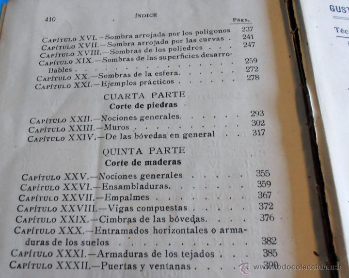 Libros antiguos: GEOMETRIA DESCRIPTIVA, C. RANELLETTI, 1921 - Foto 6