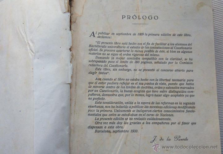 Libri antichi: COMPENDIO/TRATADO DE F&Iacute;SICA. (A&Ntilde;O 1933)