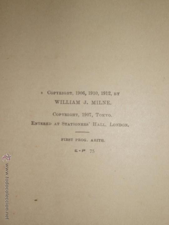 Libros antiguos: MILNES PROGRESSIVE ARITHMETICS. ANTIGUO LIBRO DE ARITMETICA. - Foto 2