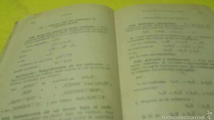 Libros antiguos: ALGEBRA Y TRIGONOMETRIA, CON NUMEROSOS EJERCICIOS, G.M. BRU&Ntilde;O - Foto 3