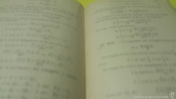 Libros antiguos: ALGEBRA Y TRIGONOMETRIA, CON NUMEROSOS EJERCICIOS, G.M. BRU&Ntilde;O - Foto 4