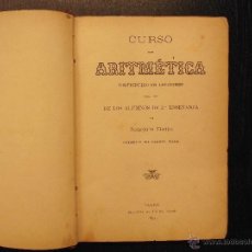 Libros antiguos: CURSO DE ARITMETICA, JOAQUIN BOTIA, PALMA, 1892. Lote 53381363
