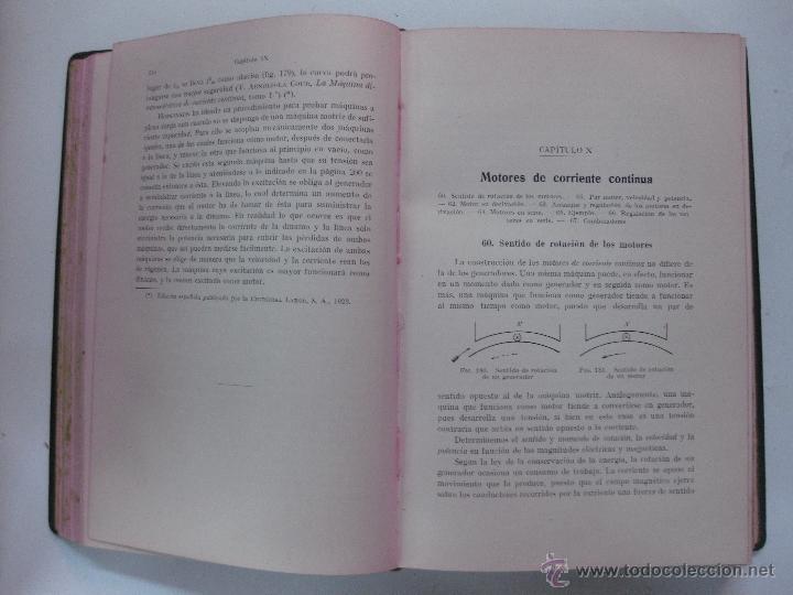 Libros antiguos: ELECTROTECNIA. A. THOMALEN. EDITORIAL LABOR 1924. - Foto 3