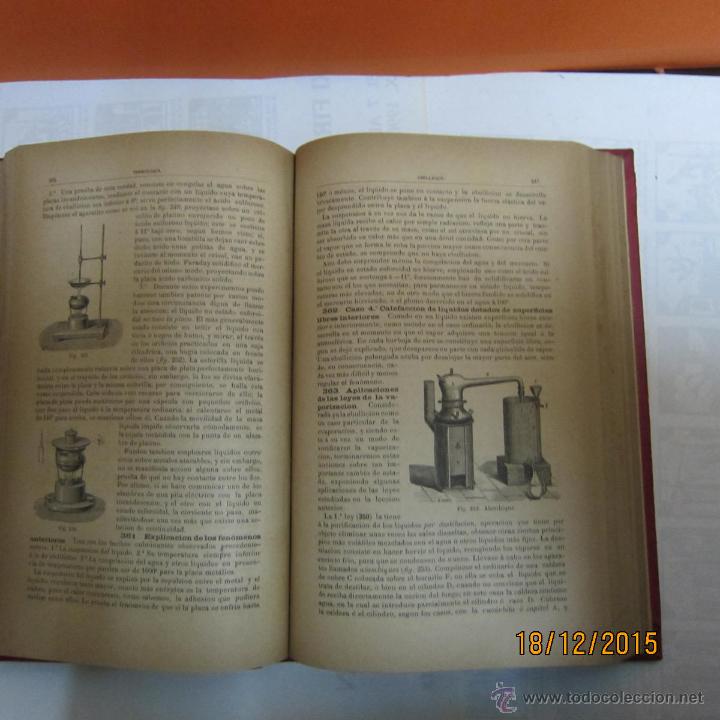 Libros antiguos: FELI&Uacute; Y P&Eacute;REZ, Dr,BARTOLOM&Eacute;, CURSO ELEMENTAL DE F&Iacute;SICA EXPERIMENTAL Y - Foto 2