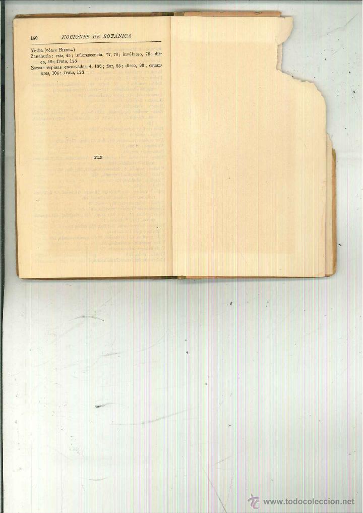 Libros antiguos: NOCIONES DE BOT&Aacute;NICA. J. D. Hooker - Foto 3