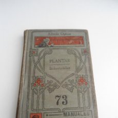 Libros antiguos: PLANTAS INDUSTRIALES - ALFREDO OPISSO (1910) - MANUEALES SOLER LXXIII. Lote 54414930