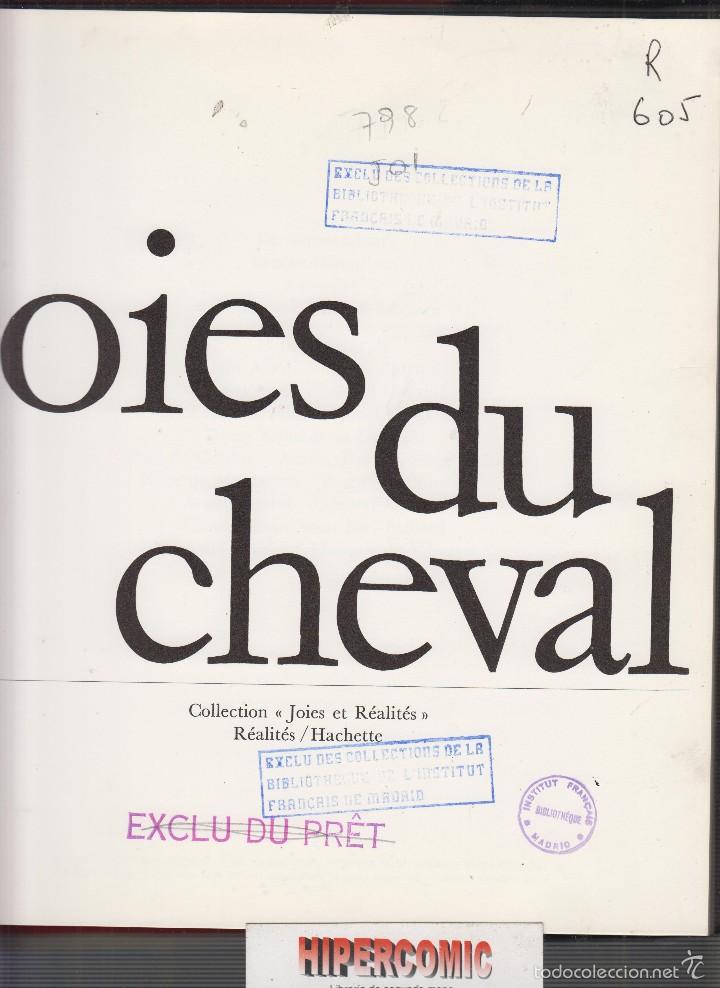 Libros antiguos: Joies du Cheval , LIBRO SOBRE CABALLOS EN FRANCES - Foto 3