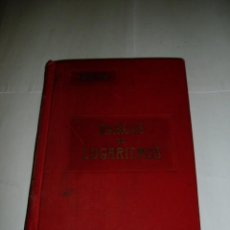 Libros antiguos: TABLA DE LOGARITMOS J.M. BARTRINA Y CAPELLA 1908. Lote 55701800