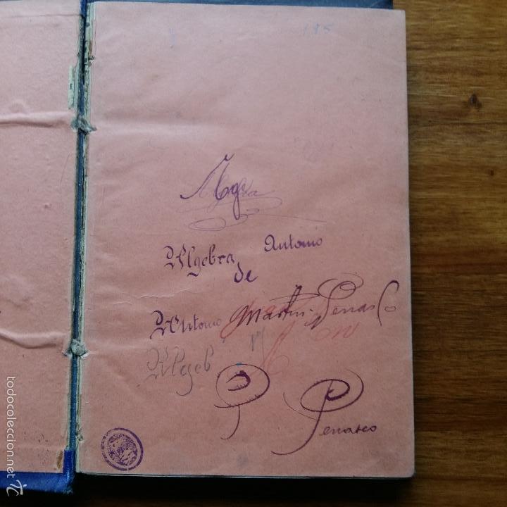Libros antiguos: CURSO DE ALGEBRA ELEMENTAL Y ELEMENTOS TRIGONOMETRICOS. EUSEBIO S. RAMOS Y TEODORO S. CAUSAPE, 1907 - Foto 3