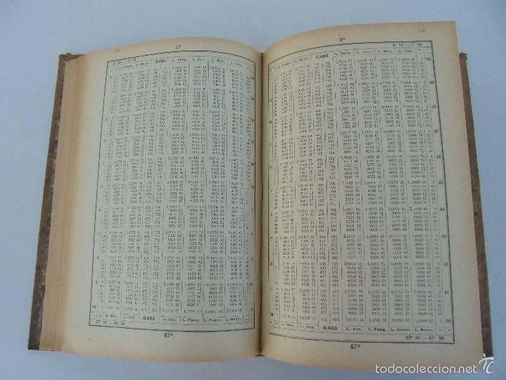 Libros antiguos: TABLAS DE LOGARITMOS TRIGONOMETRIAS Y DE CALCULOS DE INTERES. EUSEBIO SANCHEZ RAMOS. 1926. - Foto 18