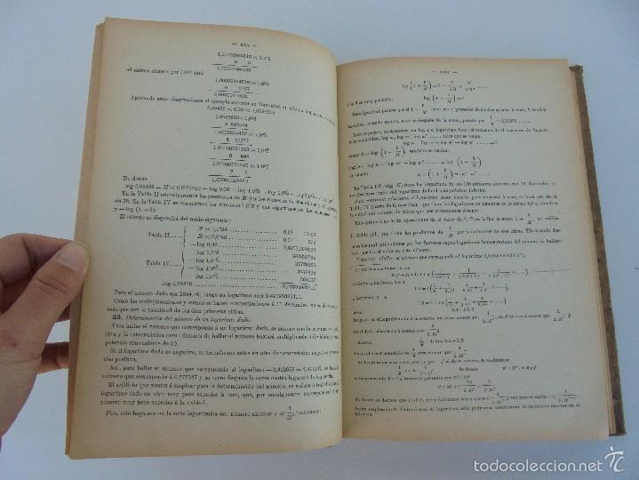 Libros antiguos: TABLAS DE LOGARITMOS TRIGONOMETRIAS Y DE CALCULOS DE INTERES. EUSEBIO SANCHEZ RAMOS. 1926. - Foto 21