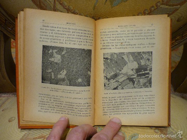 Libros antiguos: GEOLOG&Iacute;A, DE JOSE MACPHERSON. MANUALES SOLER N&ordm; XIV. - Foto 4