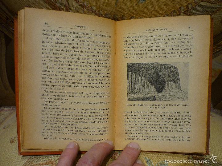 Libros antiguos: GEOLOG&Iacute;A, DE JOSE MACPHERSON. MANUALES SOLER N&ordm; XIV. - Foto 5