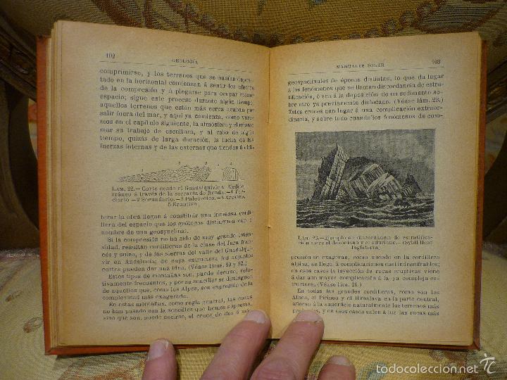 Libros antiguos: GEOLOG&Iacute;A, DE JOSE MACPHERSON. MANUALES SOLER N&ordm; XIV. - Foto 7