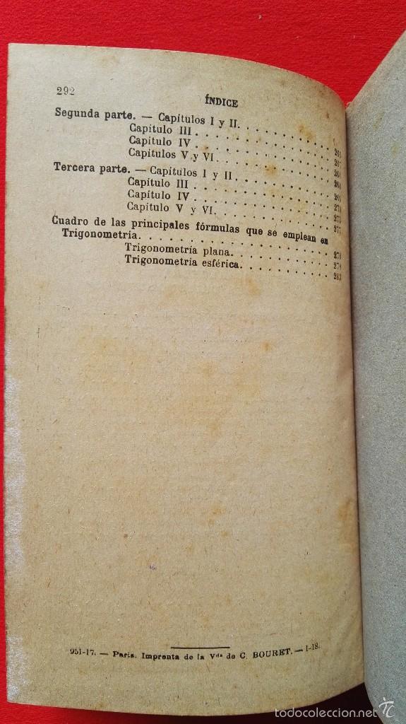 Libros antiguos: ELEMENTOS DE TRIGONOMETRIA-G.M.BRU&Ntilde;O-5&ordm;EDICION.1928 - Foto 14