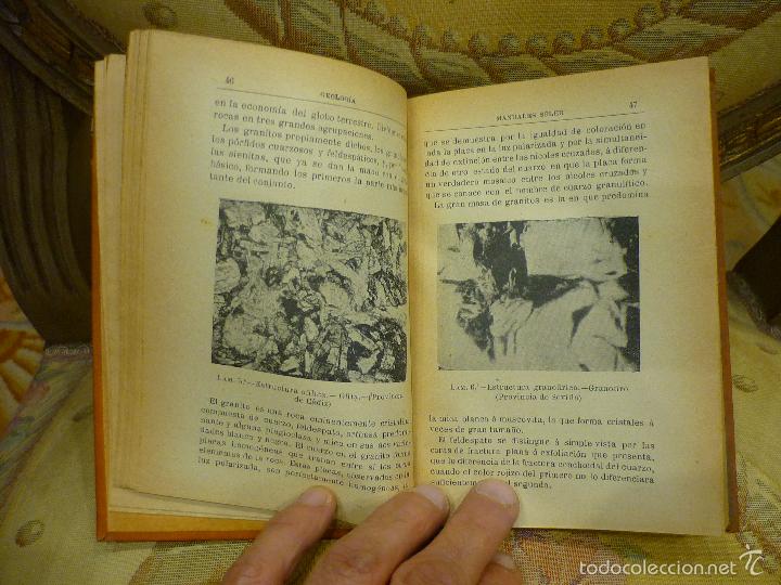 Libros antiguos: GEOLOG&Iacute;A, DE JOSE MACPHERSON. MANUALES SOLER N&ordm; XIV. - Foto 5