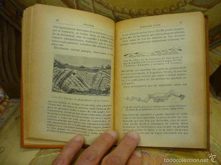 Libros antiguos: GEOLOG&Iacute;A, DE JOSE MACPHERSON. MANUALES SOLER N&ordm; XIV. - Foto 6