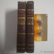 Libros antiguos: COMPAGNONI. CARTAS FISICO-QUIMICAS. 1802. OBRA COMPLETA EN 2 VOLUMENES.1A EDICIÓN
