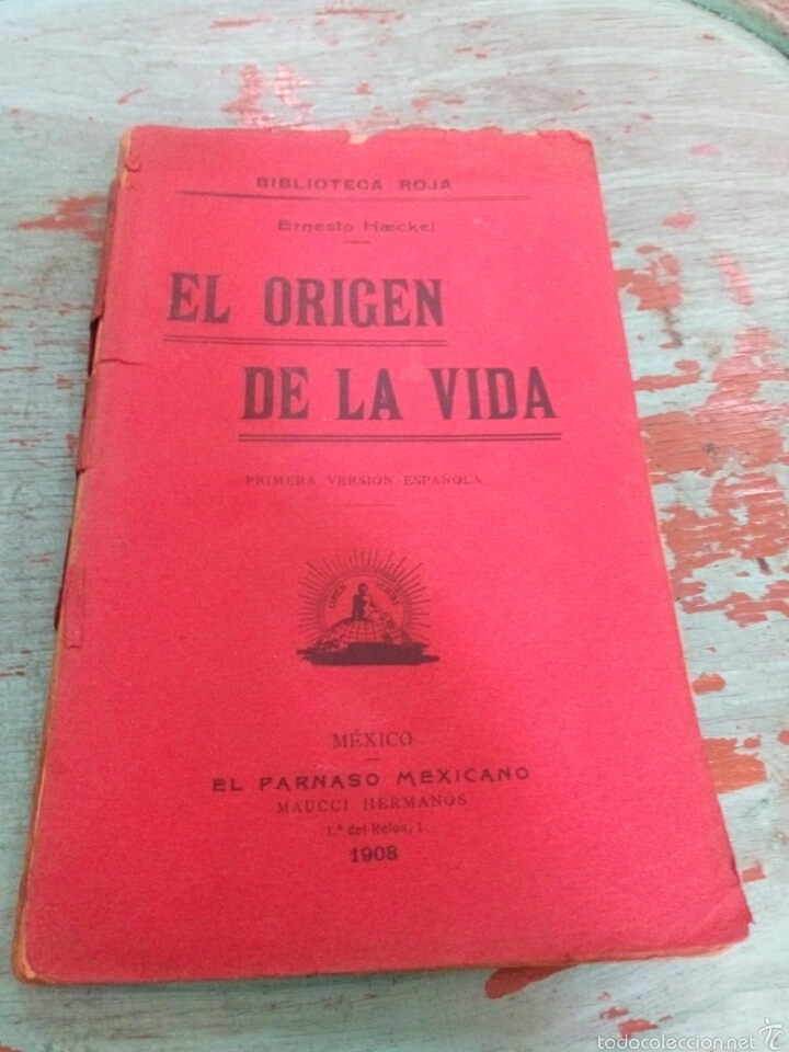 Libros antiguos: EL ORIGEN DE LA VIDA. Haeckel. 1908 - Foto 1